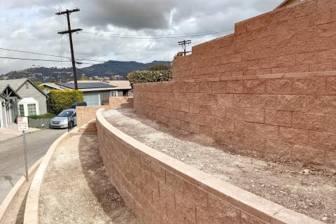 Retaining Wall in Los Feliz, California
