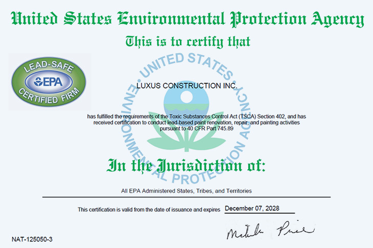 We are EPA Certified