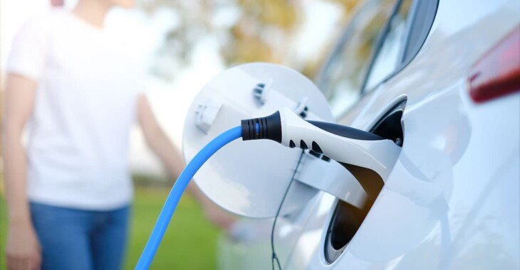Electric vehicle charging at home, illustrating EV charger permit and installation planning in Pacific Palisades